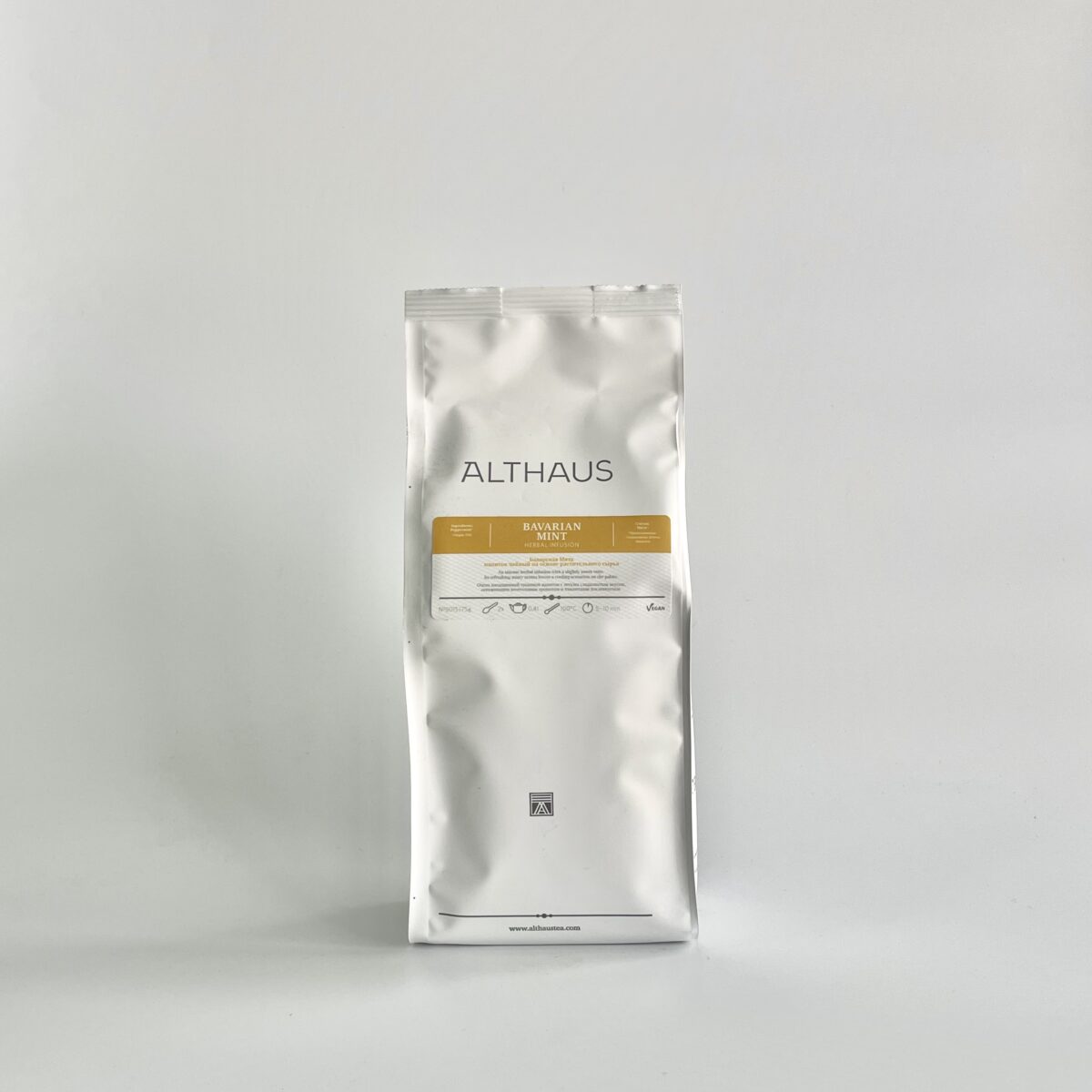 Althaus Ginseng Valley — трав’яний чай із женьшенем Трав’яний чай Althaus Ginseng Valley з женьшенем, м’ятою та лемонграсом, 200 г.